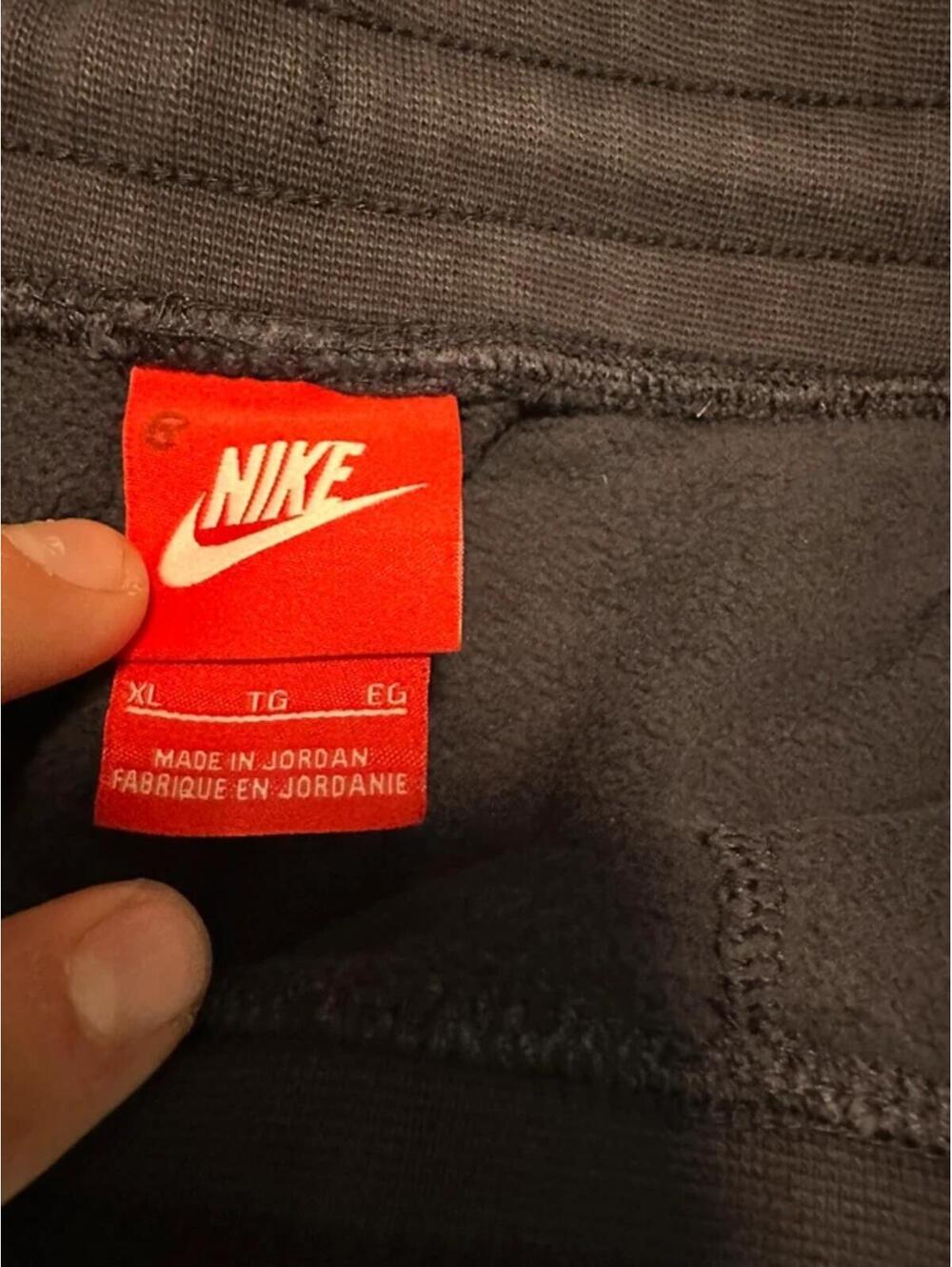 Nike Navy Blue Joggers | Size XL | Big Teal Swoosh Logo - Picture 5 of 9
